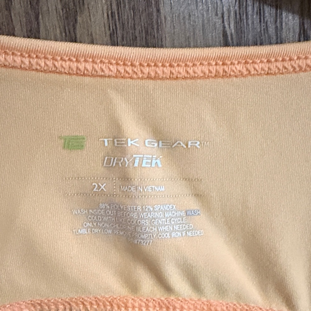 tek gear orange Racerback Performance Tank - Picture 3 of 3
